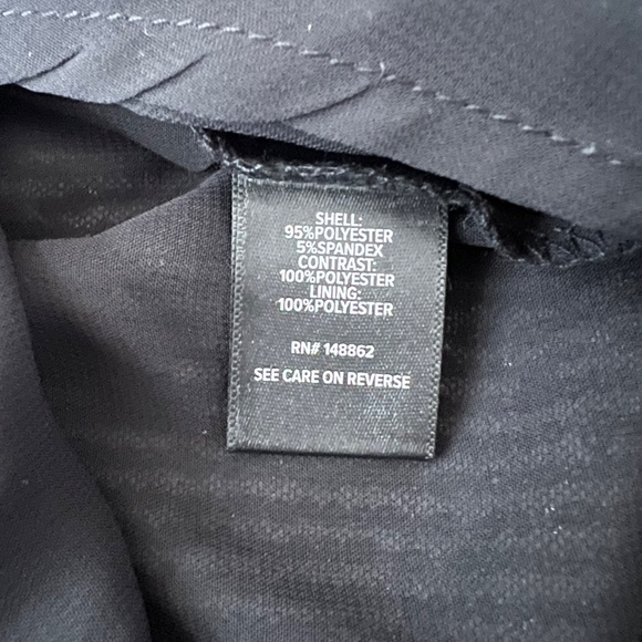 TORRID Women Sequen Long sleeve Button up Black Blouse Size 2 - Picture 5 of 6